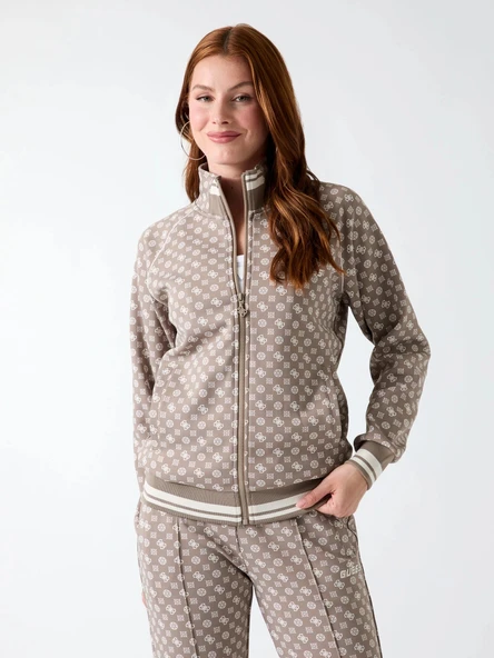 Guess Aggie Kadın Aktif Scuba Sweatshirt ürün görseli 1