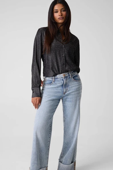 Guess Rayon Kadın Comfort Fit Gömlek ürün görseli 1