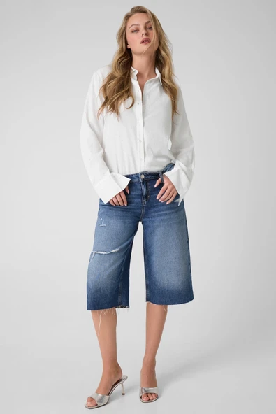 Guess Rayon Kadın Comfort Fit Gömlek ürün görseli 1