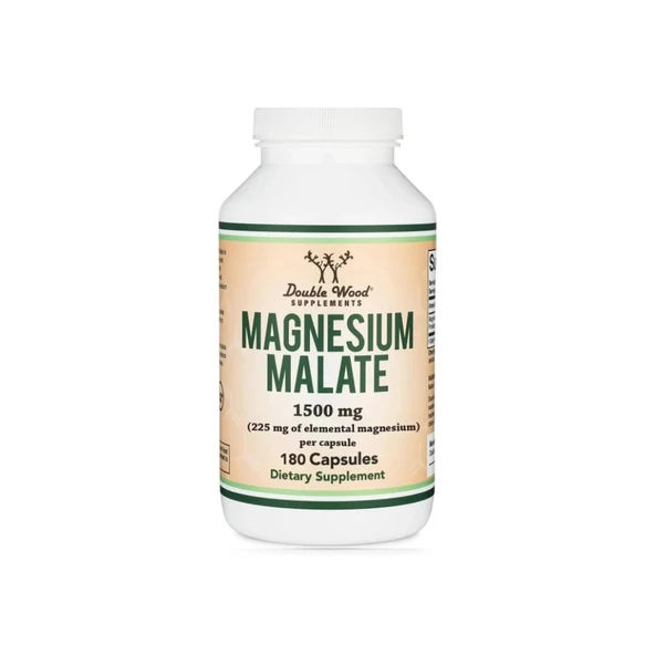 Double Wood Magnesium Malate 180 Kapsül ürün görseli 1