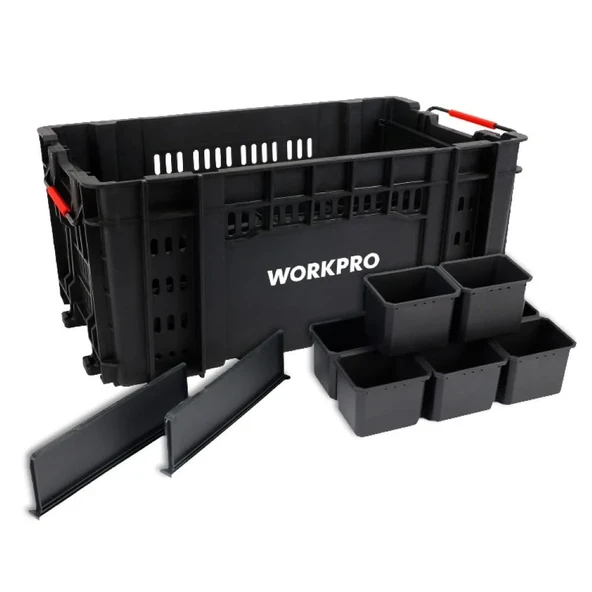 Workpro Wp283028 46Lt 55,7X32,2X25Cm Üstü Profesyonel Takım Çantası ürün görseli 1