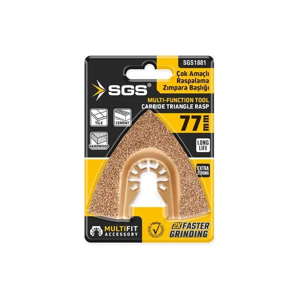 Sgs Multi-Tools Raspalama Zimpara Başliği Karbür 77Mm ürün görseli 1
