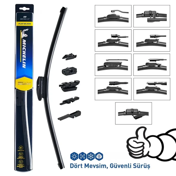 Multifit™ Mc33931 53Cm 1 Adet Universal Muz Tipi Silecek - Resim 3