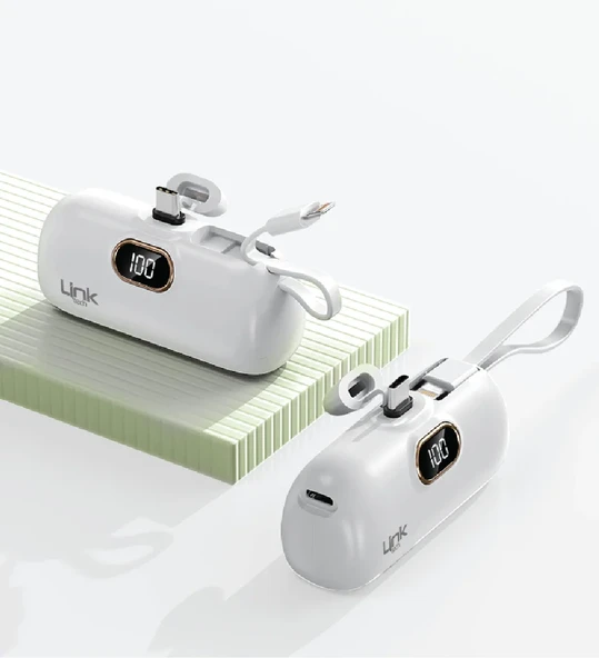 Linktech Ep52 Strong Eco Friendly Type-C Port 4800 Mah Powerbank ürün görseli 1