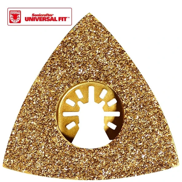 Worx Wa4966 Çok Amaçlı Raspalama Makinası İçin 75X75Mm Karbür Kaplama Harç, Boya, Yapıştırıcı Universal Zımpara Başlığı ürün görseli 1
