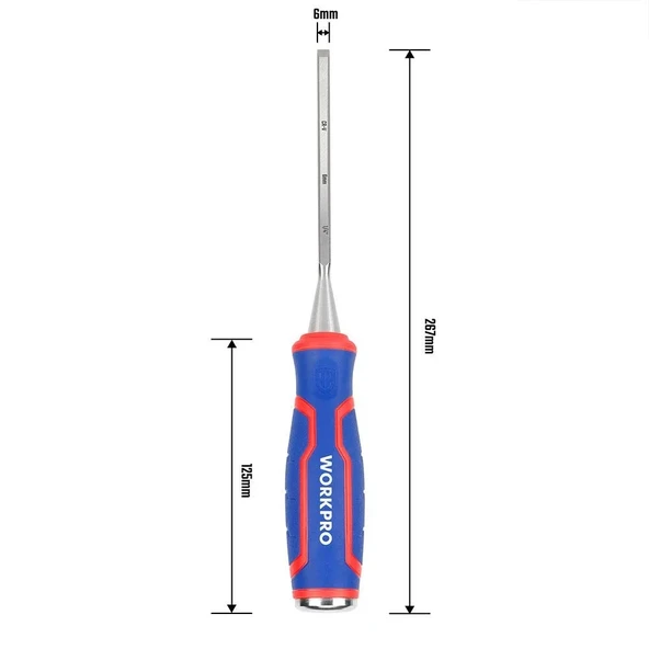 Workpro Wp243004 6Mm Profesyonel İskarpela - Resim 5