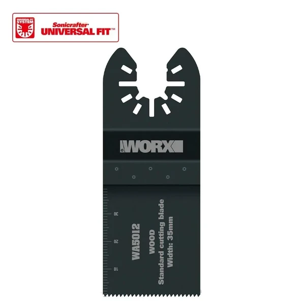 Worx Wa5012 Çok Amaçlı Raspalama Makinası İçin 35X40Mm Ahşap, Fiberglas, Pvc Universal Kesme Bıçağı ürün görseli 1