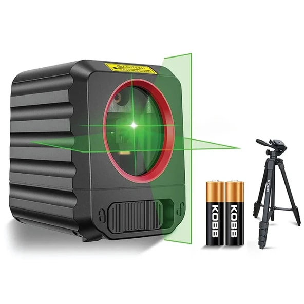 Kobb Kbl90Gtp 30 Metre Profesyonel Yatay Dikey Otomatik Hizalamalı Yeşil Çapraz Çizgi Distomat + Tripod ürün görseli 1