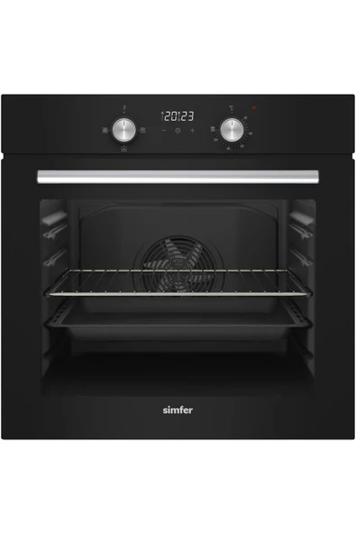 Simfer Diamond SB8203 Siyah Ankastre Fırın ürün görseli 1