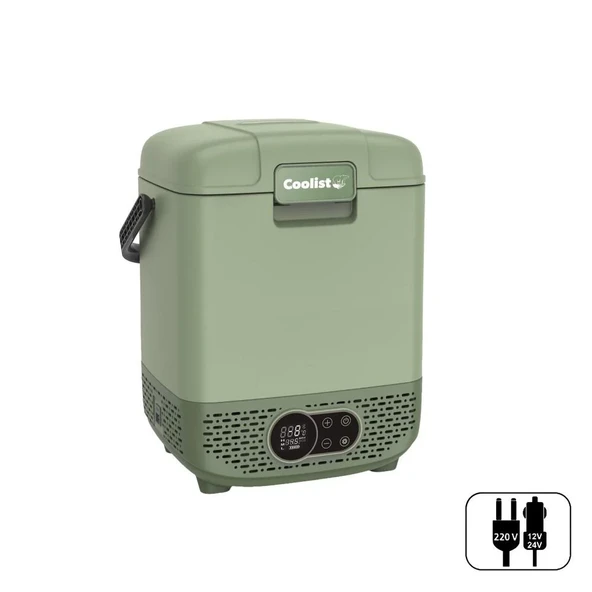 Coolist Clk12G 12/24Volt/ 220Volt 12 Litre Taşınabilir Kompresörlü Oto Buzdolabı ürün görseli 1