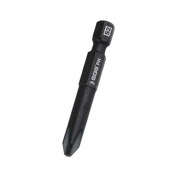 Sgs Yildiz Uçlu Bi̇ts S2 Ph2*100Mm Black-Pro Series 10 Lu Paket ürün görseli 1