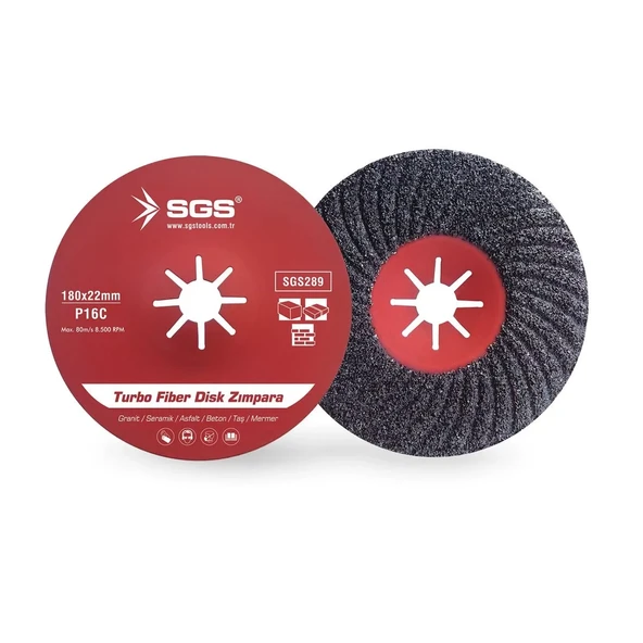 Sgs Turbo Fi̇ber Di̇sk Zimpara (115Mm) ürün görseli 1