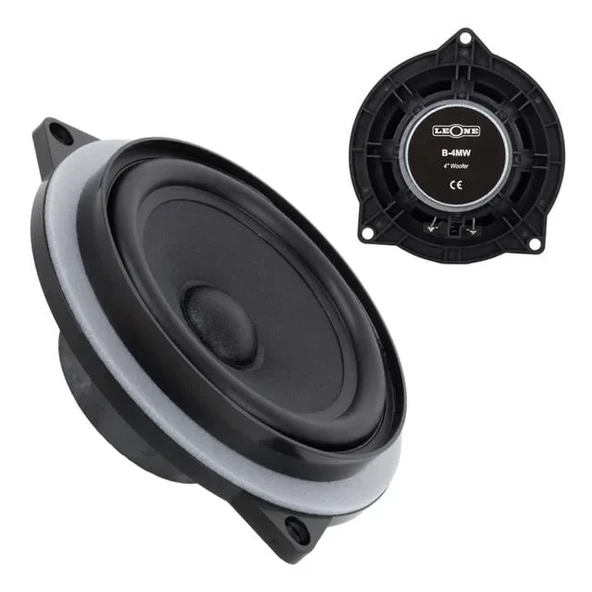 Leone B-4Mw 10 Cm 50 Watt 100 Watt Oto Hoparlör (Magnet: 60X10Mm) ürün görseli 1