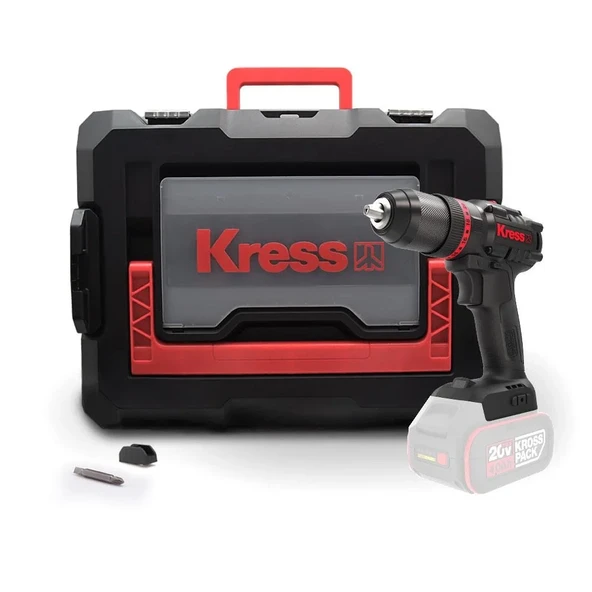 Kress Kuc30.91 20Volt Kömürsüz Profesyonel Şarjlı Darbeli Matkap (Akü Dahil Değildir) ürün görseli 1