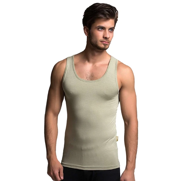 Bambu Erkek Atlet - Thermoform -  Kum ürün görseli 1