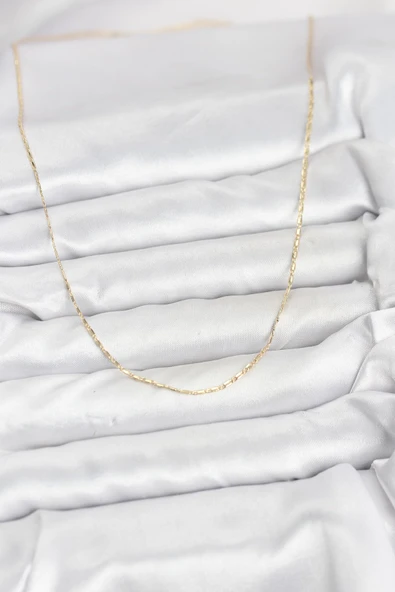 CM 14K Gold Renk Kesme Model 60 cm Kadın Kolye ürün görseli 1