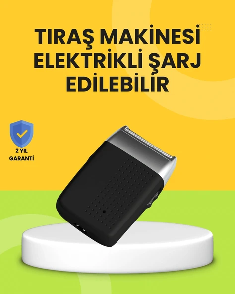 Nevamel Sessiz Güçlü ve Şık: Erkeklere Özel Şarjlı Tıraş Makinesi ürün görseli 1