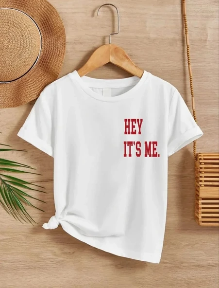 Çocuk Unisex Baskılı T-shirt - Beyaz ürün görseli 1