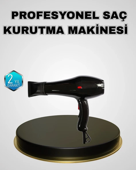 Nevamel® Profesyonel 2200W Fön Makinesi Soğuk Sıcak Üflemeli İki Kademeli ürün görseli 1