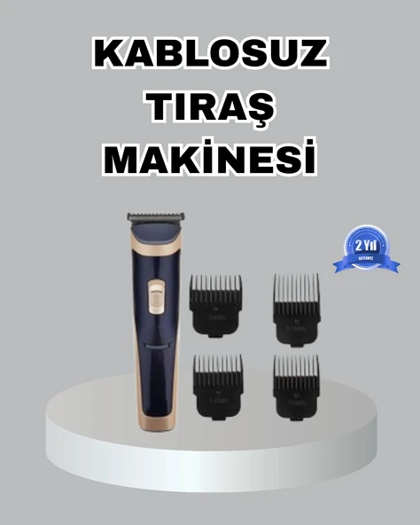 Nevamel Çelik Bıçaklı Unisex Şarjlı Tıraş Makinesi – Sessiz Motor Kablosuz ve Ayarlanabilir ürün görseli 1