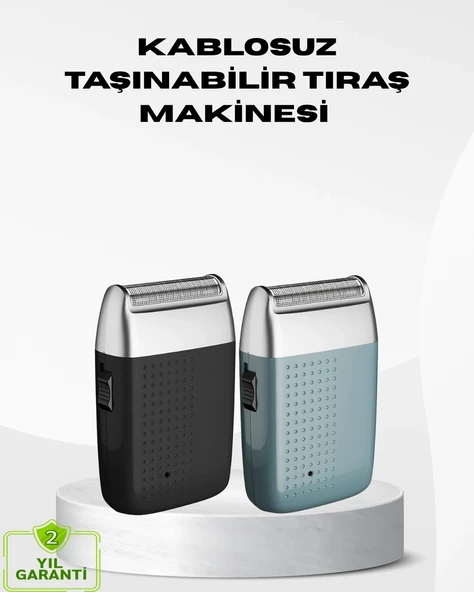 Nevamel Kablosuz Şarjlı Sakal Tıraş Makinesi – Kuru Kullanım Uzun Pil Ömrü ürün görseli 1
