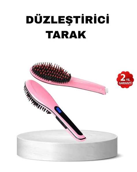 Nevamel Dijital Ekranlı Seramik Saç Düzleştirici Tarak – 5 Kademeli Isı Ayarı İyon Kontrollü ürün görseli 1
