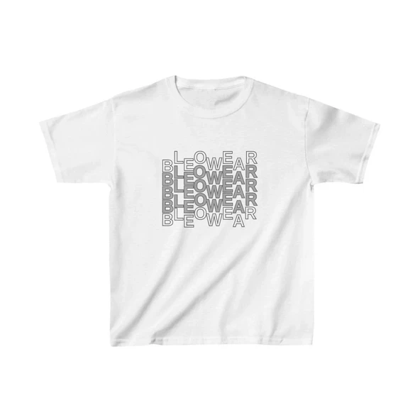 Unisex Çocuk Baskılı T-shirt - Beyaz ürün görseli 1
