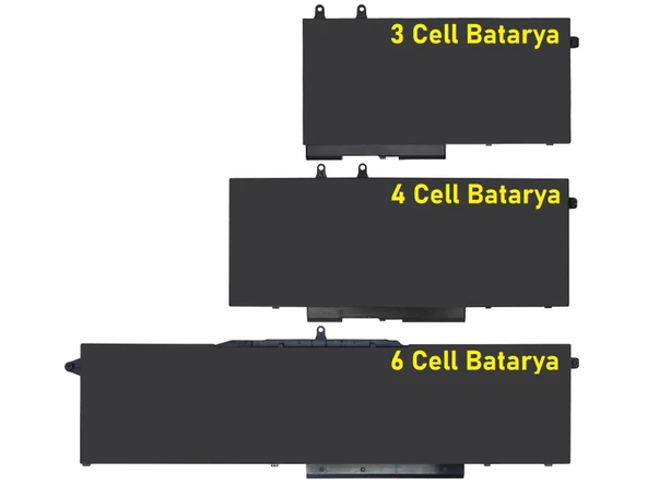Dell Latitude N030L550015EMEA_U Batarya Pil RETRO 4Cell ürün görseli 1