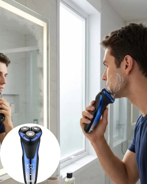 Nevamel® Çok Başlıklı Elektrikli Tıraş Makinesi Hassas Kesim Erkek Bakım Makinesi ürün görseli 1