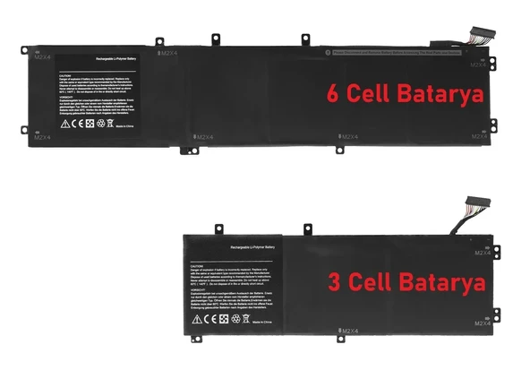 Dell XPS15 9560 Batarya Pil RETRO 6Cell 97Wh ürün görseli 1