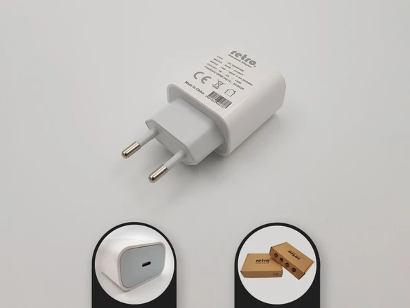 Apple iPad MK4E3B/A 15W Adaptör RETRO ürün görseli 1