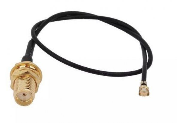 IPEX - SMA Dişi Konnektör WiFi Pigtail Kablo Anten 15 cm ürün görseli 1