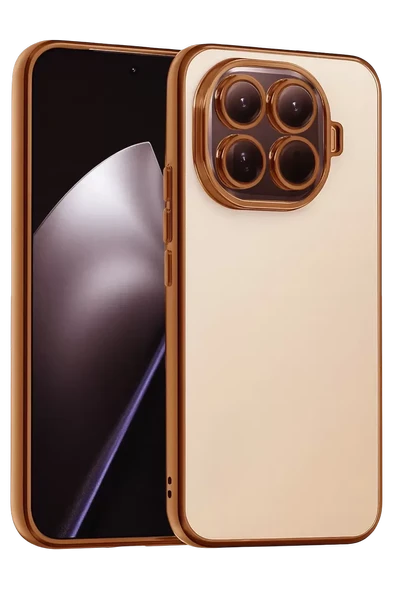 Newface Xiaomi Mi 15T Pro Razer Lensli Silikon - Çöl Titanyum ürün görseli 1