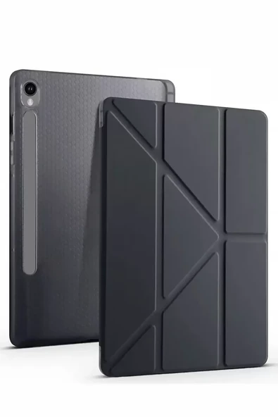 Newface Samsung Galaxy Tab S10 FE Plus 13.1 Kalemlikli Mars Tablet Kılıfı - Siyah ürün görseli 1