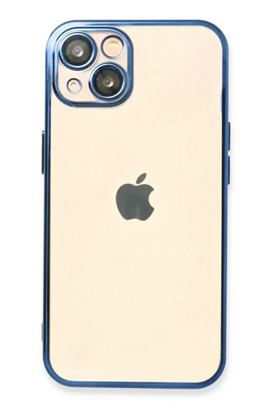 Newface Apple iPhone 14 Plus Kılıf Razer Lensli Silikon - Açık Mavi ürün görseli 1