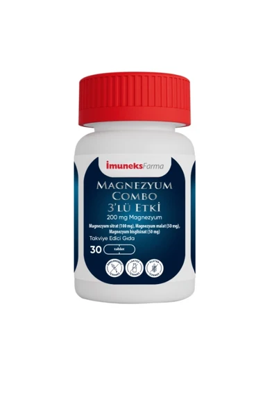 İmuneks Magnezyum Combo 3lü Etki 30 Tablet ürün görseli 1