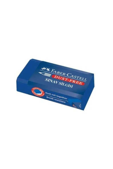 Faber-castell Sınav Silgisi Mavi 3'lü - Resim 2