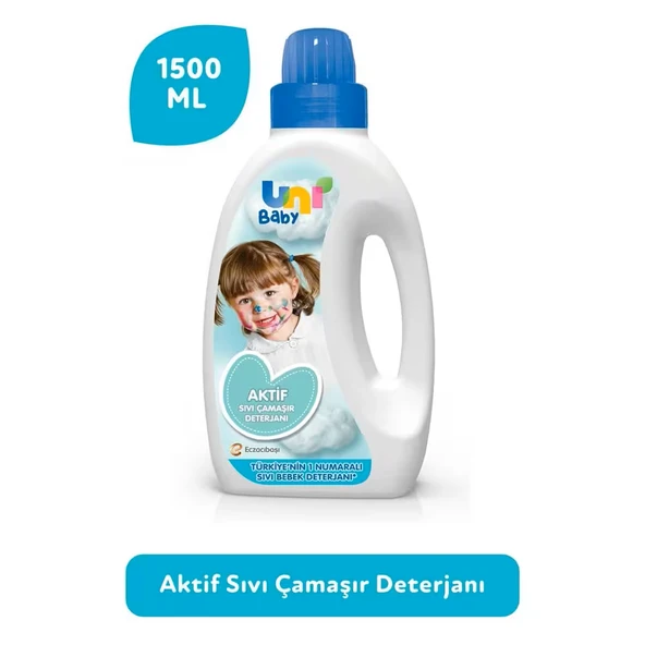 Uni Baby Aktif Sıvı Çamaşır Deterjanı 1500 ml ürün görseli 1
