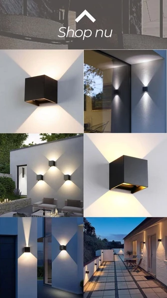 Işık Açısı Ayarlanabilir 10 Watt Dekoratif Led Aplik, Bahçe Duvar Armatürü, Villa, Bungalov Apliği ürün görseli 1