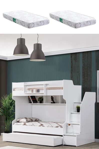 Ranza, Cesur Yavrulu Ranza - Beyaz 2 Adet Comfort Yatak ürün görseli 1