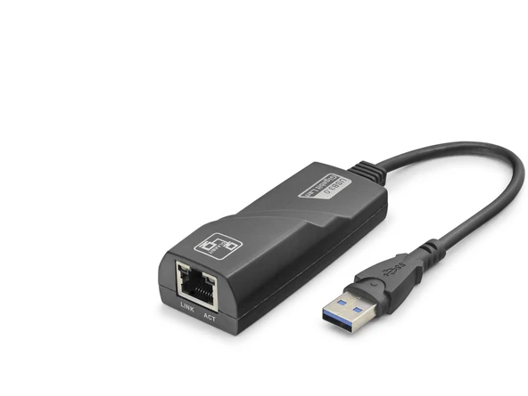 Usb 3.0 Ethernet Adaptör Gigabit Siyah HDX7867 ürün görseli 1