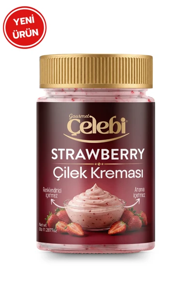 Çilek Kreması 320 Gr - Sürülebilir Gerçek Çilek Kreması ürün görseli 1