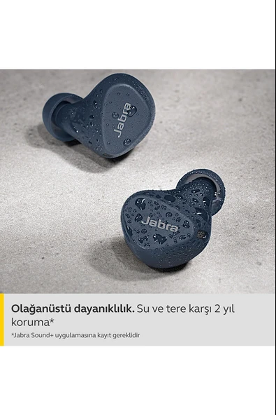Jabra Elite 4 Active TWS Lacivert Kulak İçi Bluetooth Kulaklık ürün görseli 1