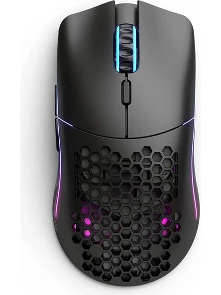 Glorious Model O GLO-MS-OW-MB Mat Siyah RGB Şarjlı Optik Kablosuz Oyuncu Mouse Outlet ürün görseli 1