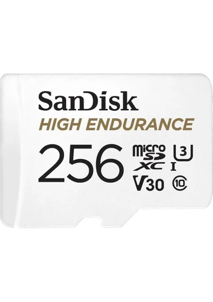 SanDisk High Endurance SDSQQNR-256G-GN6IA Class 10 UHS-I U3 V30 256 GB Micro Sd Kart ürün görseli 1