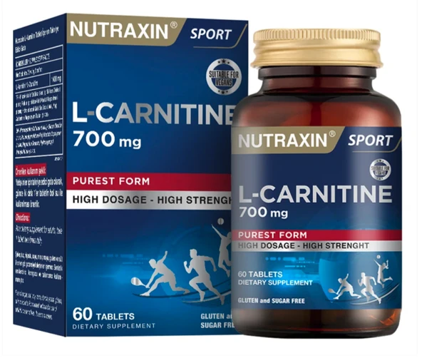 Nutraxin L-Carnitine 60 Kapsül ürün görseli 1