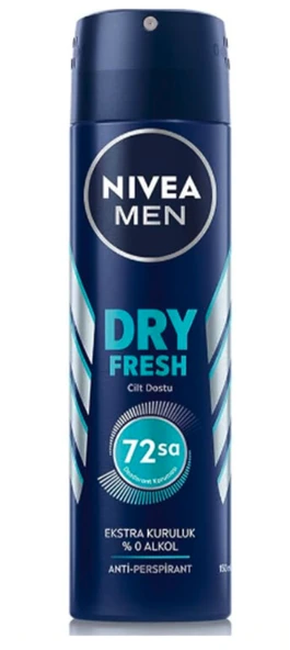 Nivea Men Deodorant Dry Fresh 150 ml ürün görseli 1