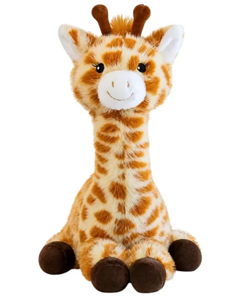 Selay Toys Pelüş Kahverengi Zürafa 25 cm 4479 ürün görseli 1