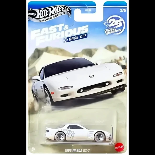 Hot Wheels Silver Series Fast & Furious 1995 Mazda RX7 - HNR88-JKX16 ürün görseli 1