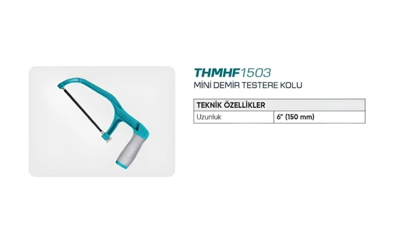 TOTAL Mini El Testeresi THMHF1503 - Resim 2